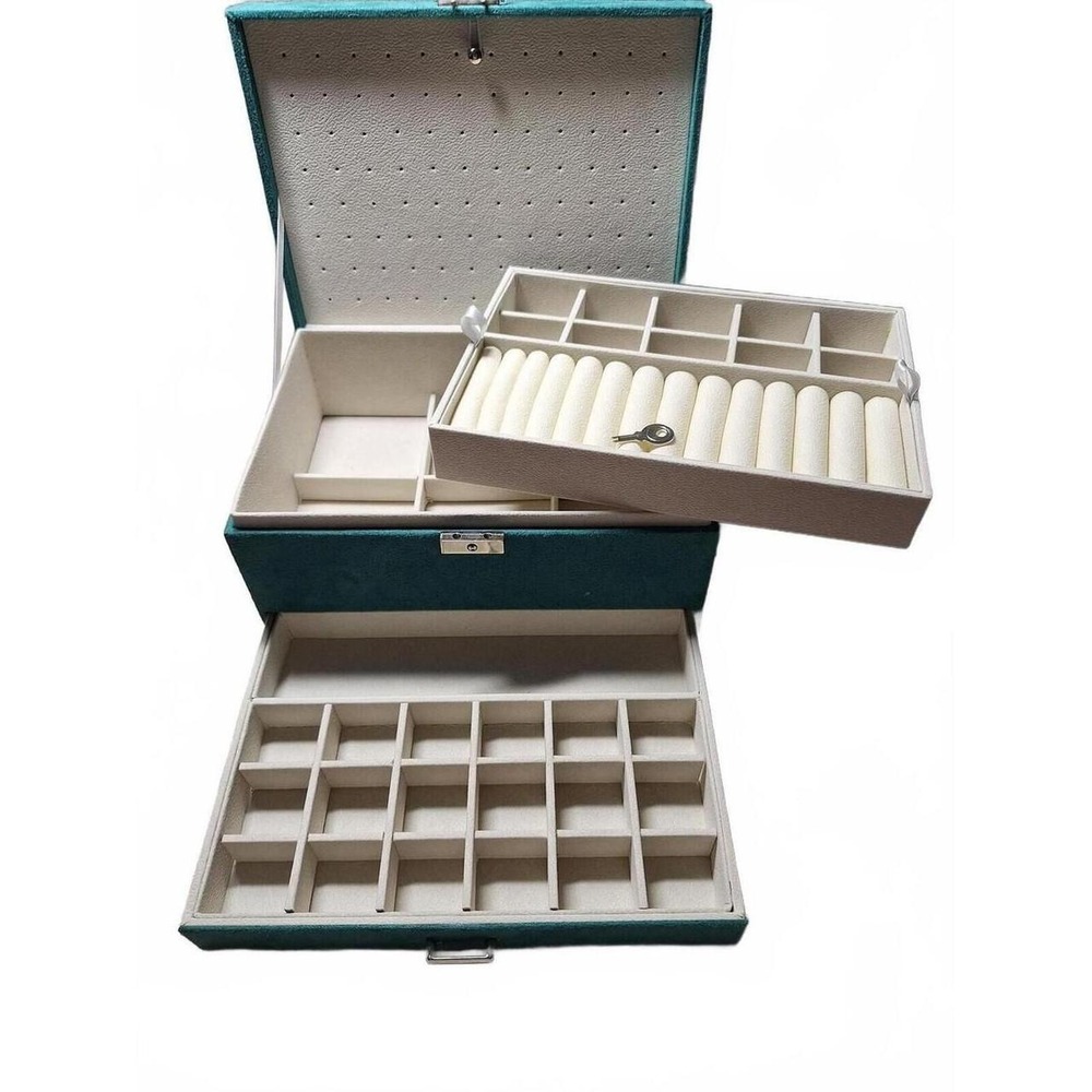Jewel Box teal green medium size